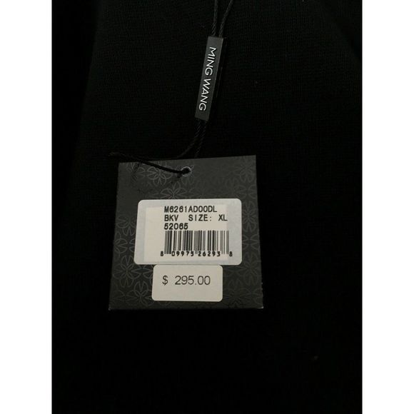 Ming Wang Elegant Green and Black Women's Top - Picture 9 of 12